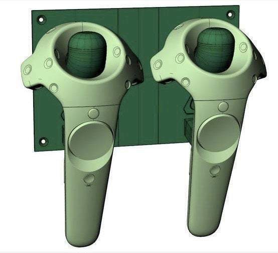 HTC Vive Controller Wall Mount Easy Installation Must Have For Gaming Room