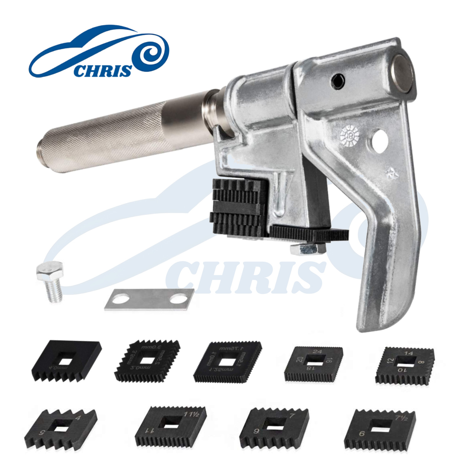 For OTC 7402 Universal Outside Thread Chaser Repair Tool & 202817 Metric Die Set