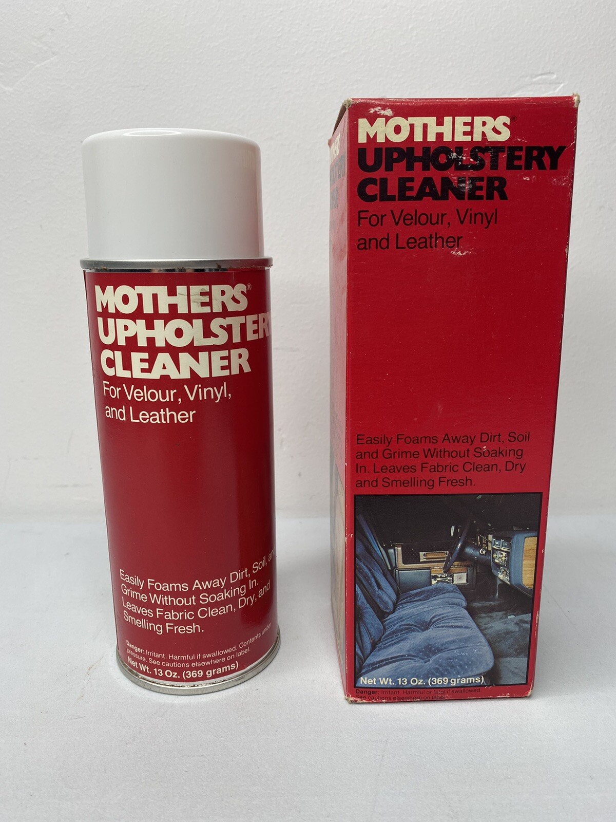 Vintage Spray Can Mothers Carpet & Upholstery Cleaner - 13 Oz In Original Box.