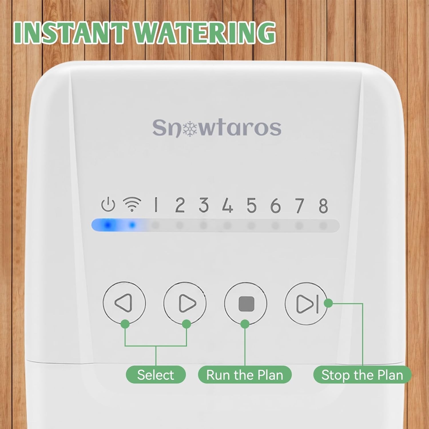8 Zone WiFi Smart Sprinkler Controller APP Control Rain Delay 24VAC for Garden