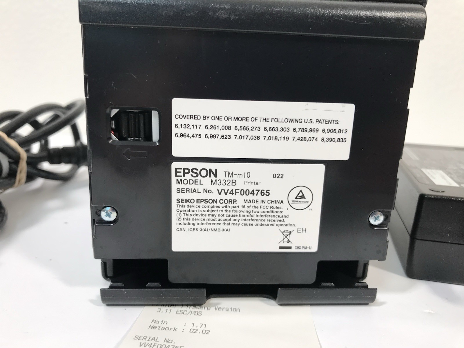 EPSON TM-m10 M332B Thermal POS 2" Receipt Printer with Adapter