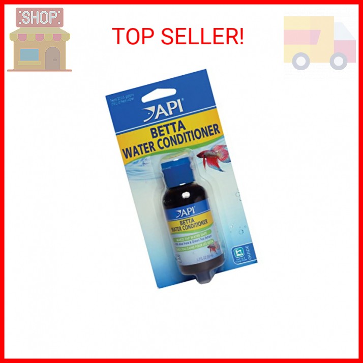 API BETTA WATER CONDITIONER Betta Fish Freshwater Aquarium Water Conditioner 1.7