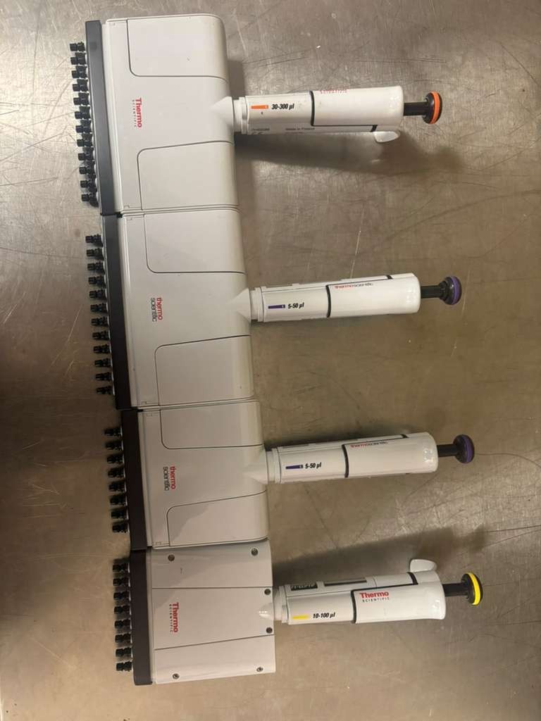 Thermo Scientific F1-ClipTip 12and8 Multi-Channels Pipette Set of 4