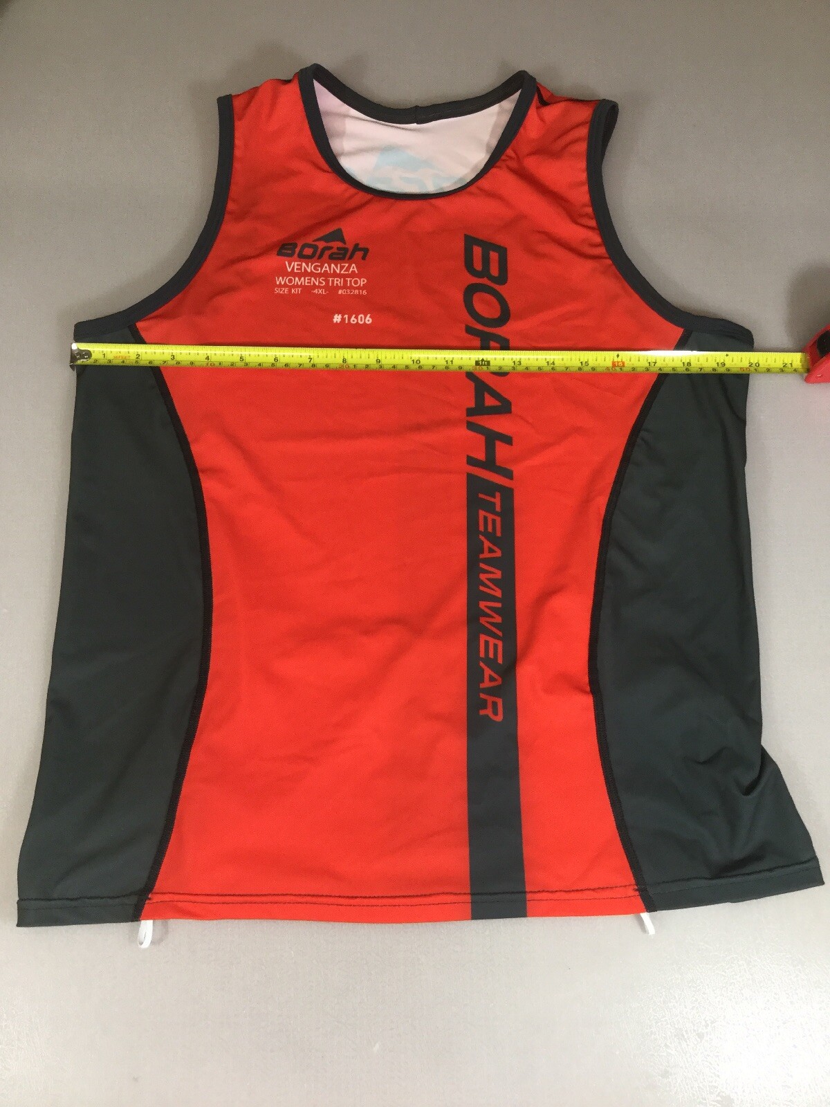 Borah Teamwear Womens Venganza Tri Triathlon Top 4XL XXXXL (6910-123)