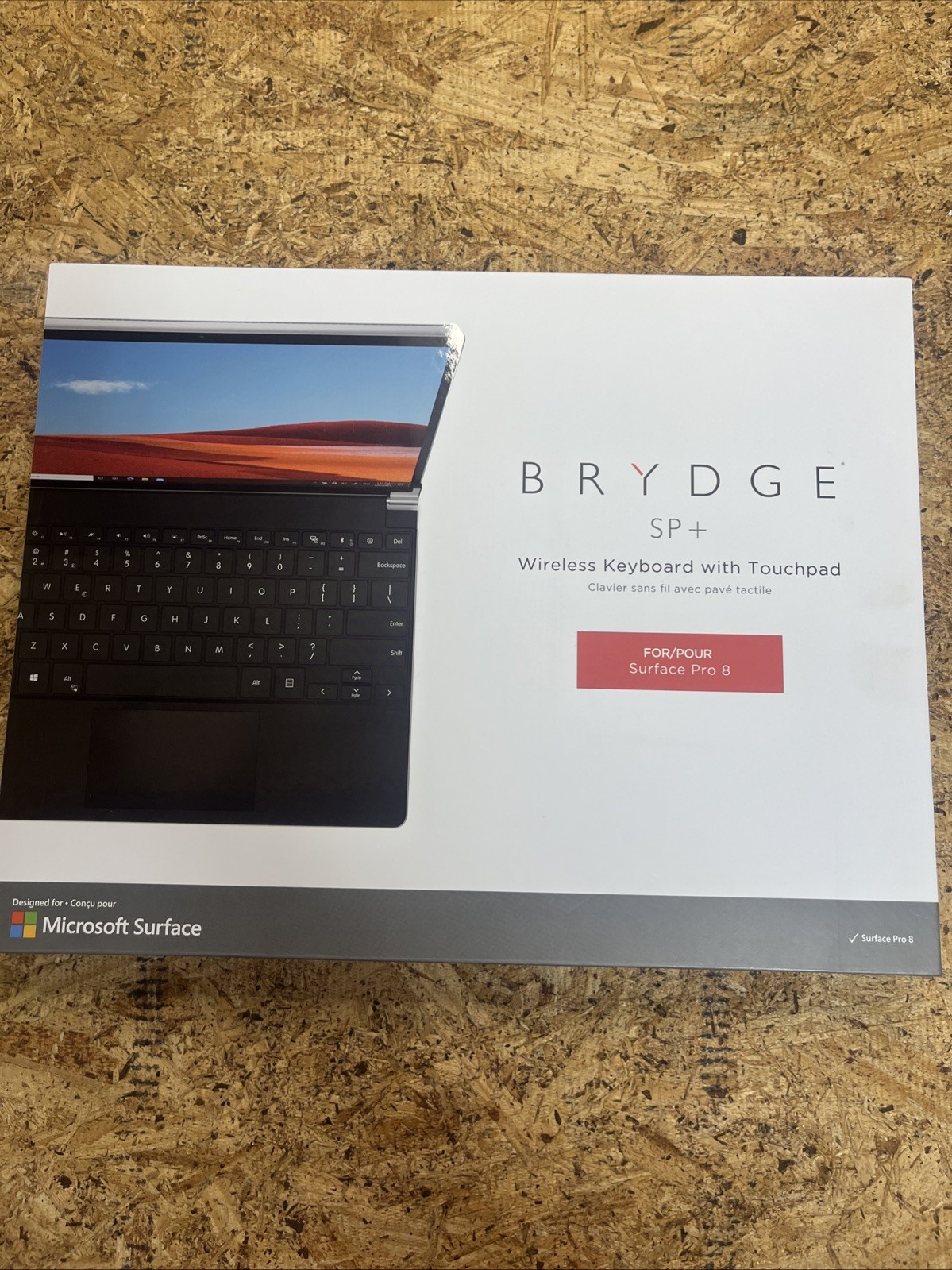 Brydge SP+ Wireless Keyboard with Touchpad for Surface Pro 8