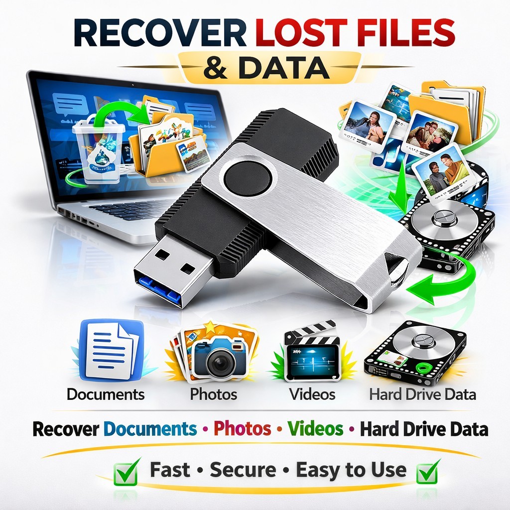 Ultimate Computer Repair Toolkit USB | Bootable Recovery & Diagnostics | 5 PACK