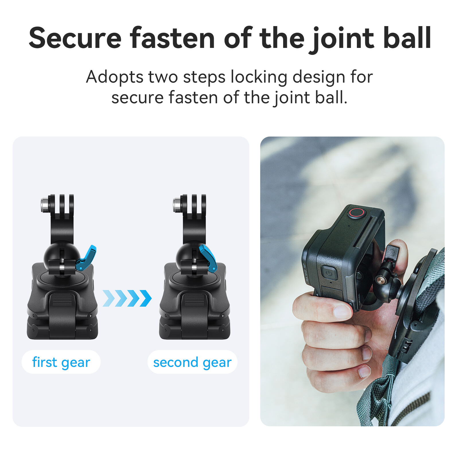 Camera Fixed Backpack Clip Quick Release For Insta360 X2/X3/X4/GO 3/ACE/ACE Pro