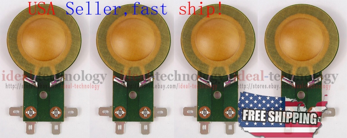 4x 1" Diaphragm For PRV RPDT175ph DT175Ph-S DT175 Compression Driver 8Ohm