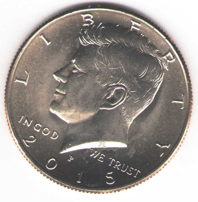 US. 2015-P. Kennedy Half Dollar. Uncirculated.
