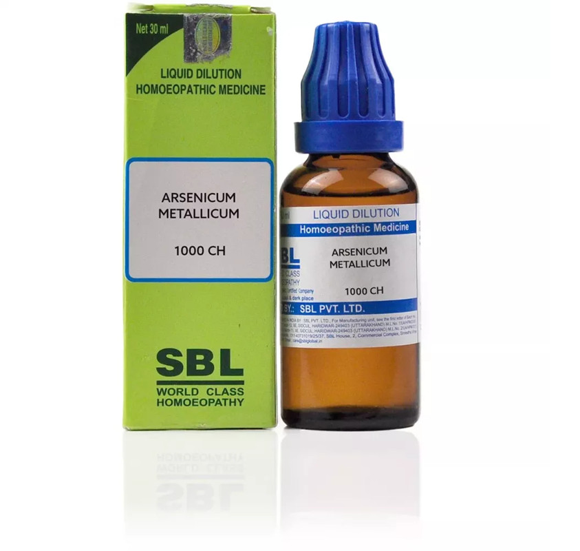 SBL Homeopathic Arsenicum Metallicum Dilution 30ml