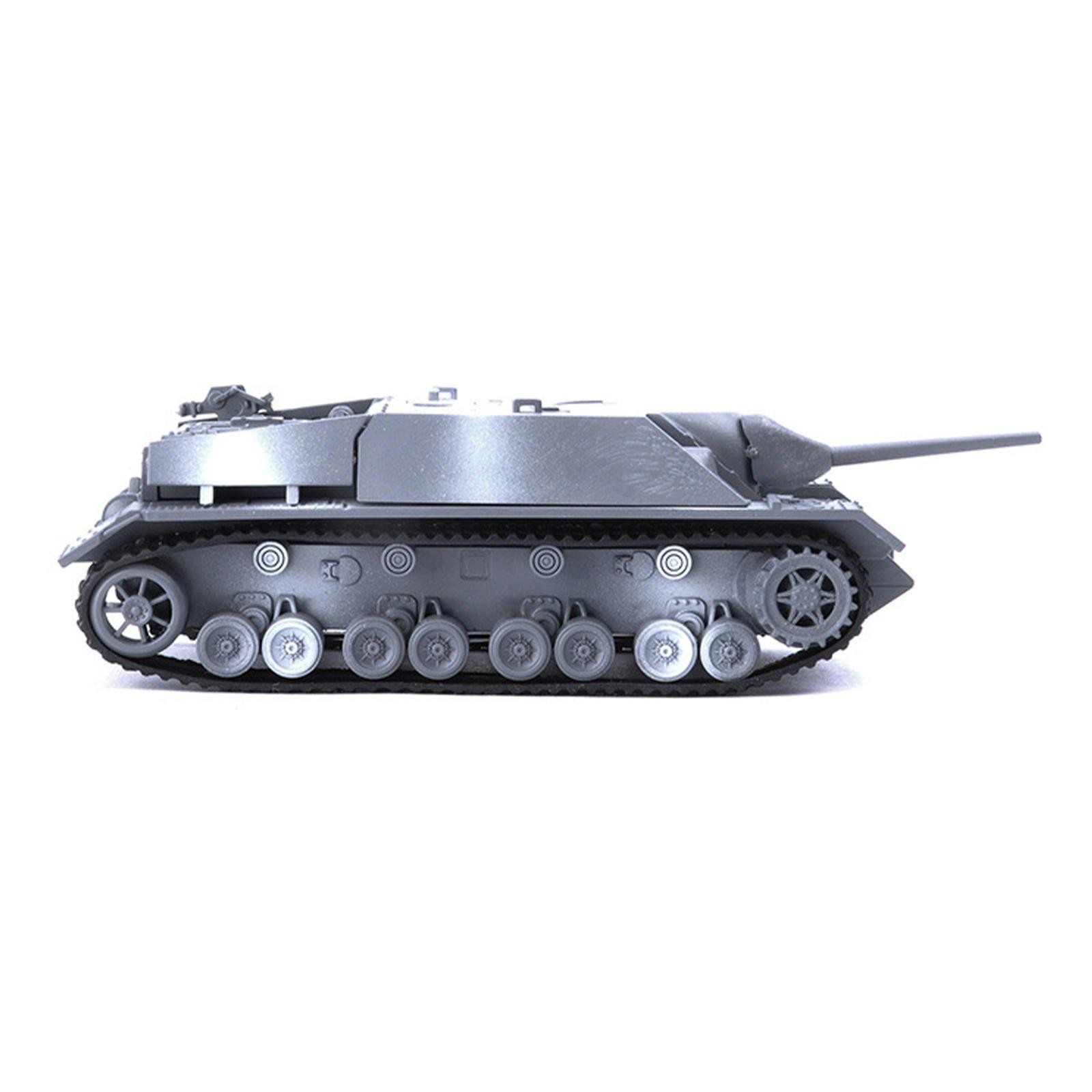 1:72 WWII German Jagdpanzer IV Sd.Kfz. 4D Unassembled Model Military Kids Gift
