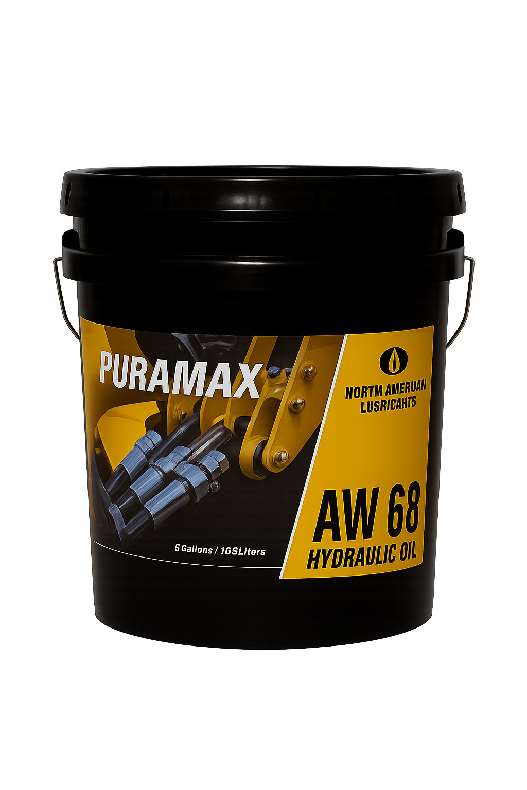 North American Lubricants PURAMAX AW-68 Hydraulic Oil, 1 - 5 Gallon Pail