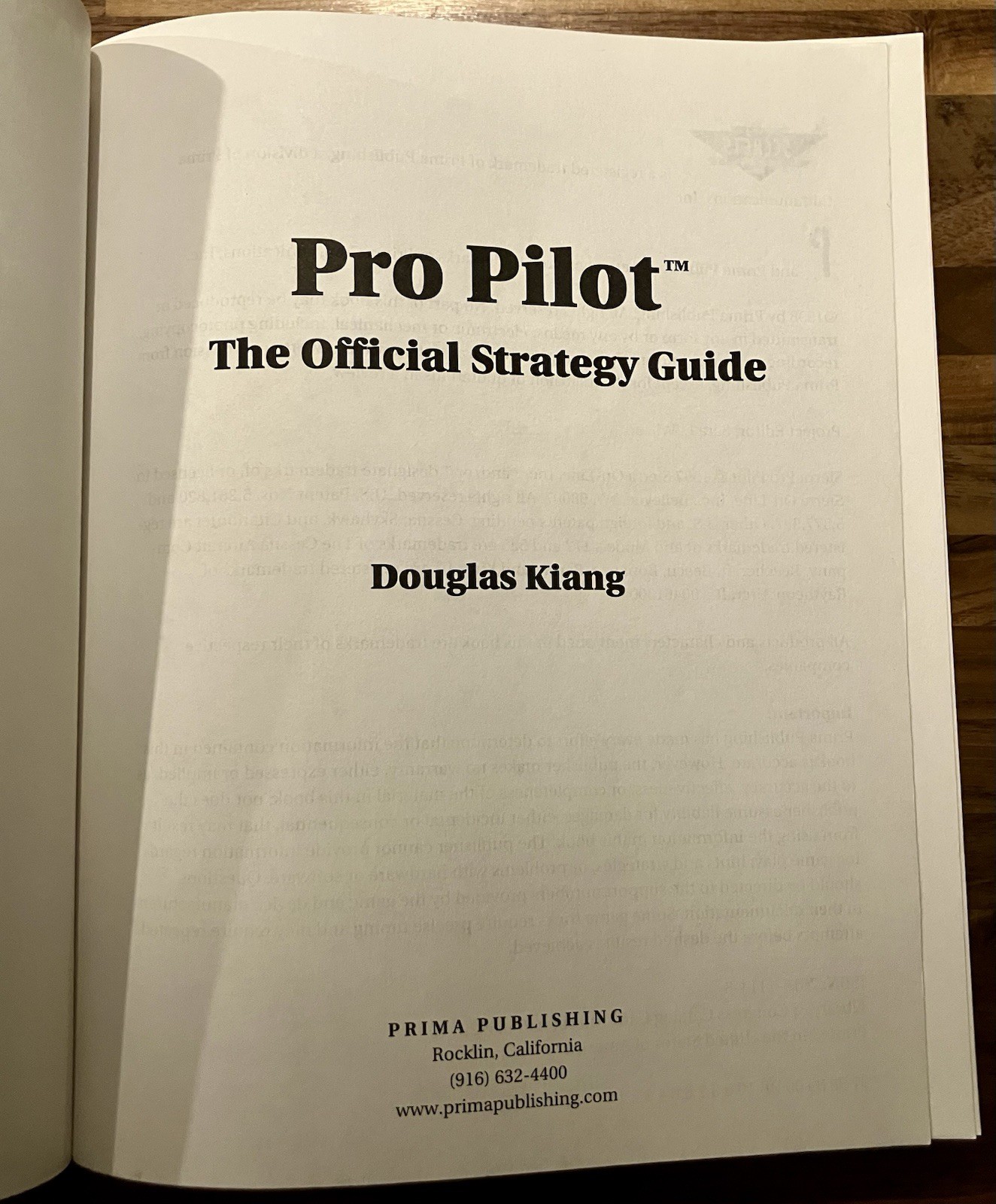 Prima’s Official Strategy Guide for Sierra Pro Pilot Flight Simulator Windows/PC
