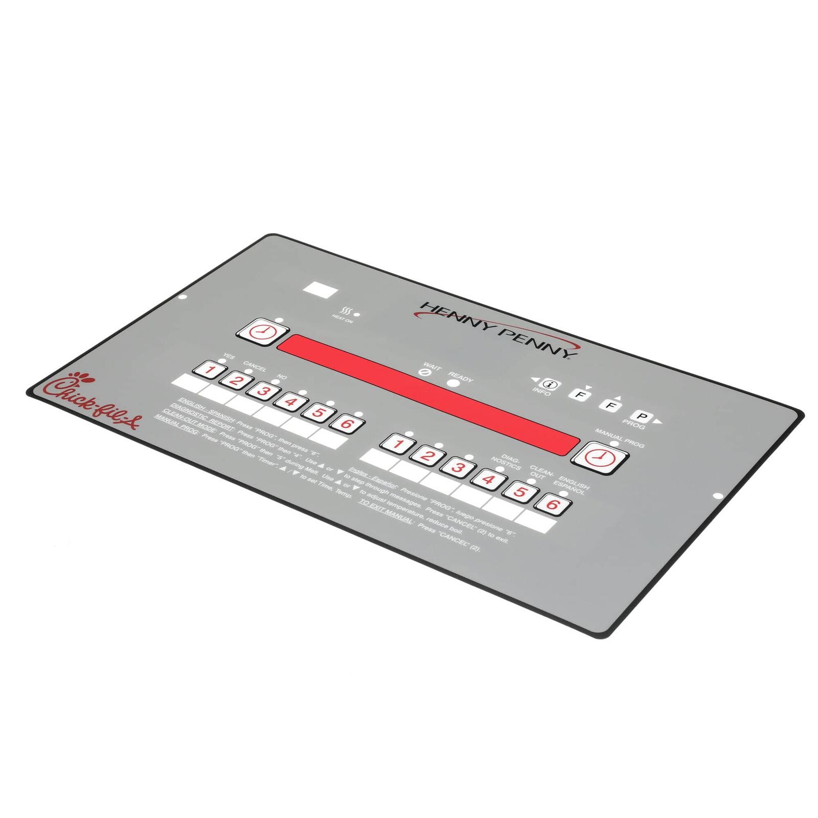 Henny Penny Decal-Cfe4Xx Control 92414 - Genuine OEM Replacement Part