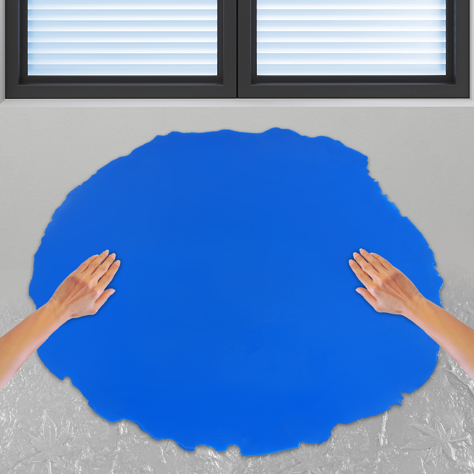 Concrete Stamp Mat 33.5*35.4" Concrete Texturing Skin Polyurethane Stamp