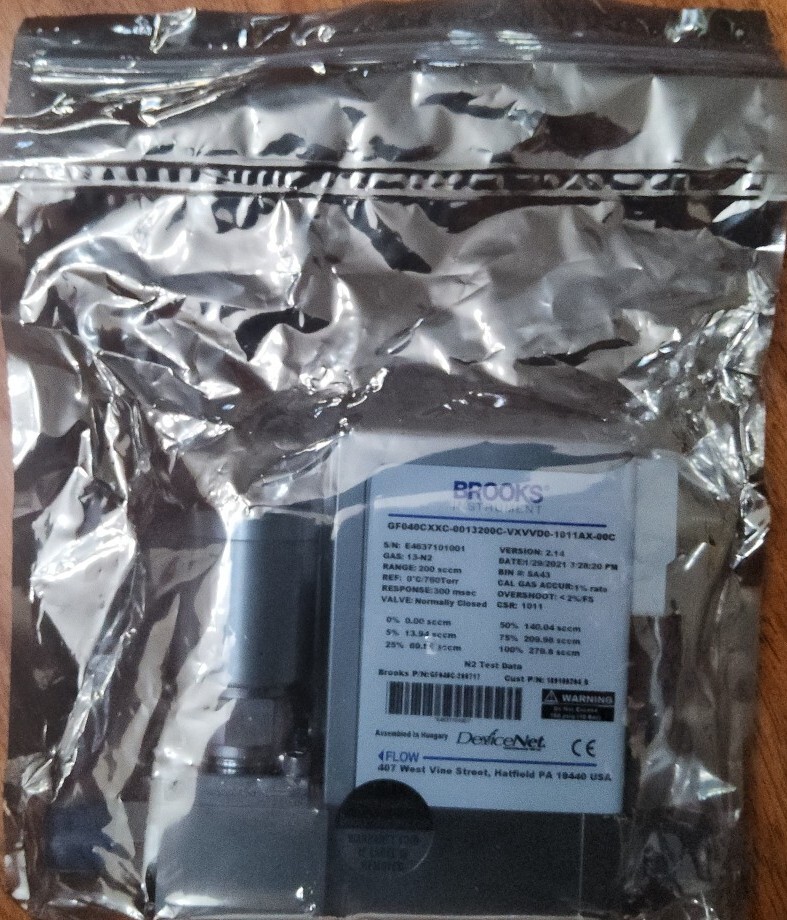 Mass Flow Controller Brooks Instruments GF040C