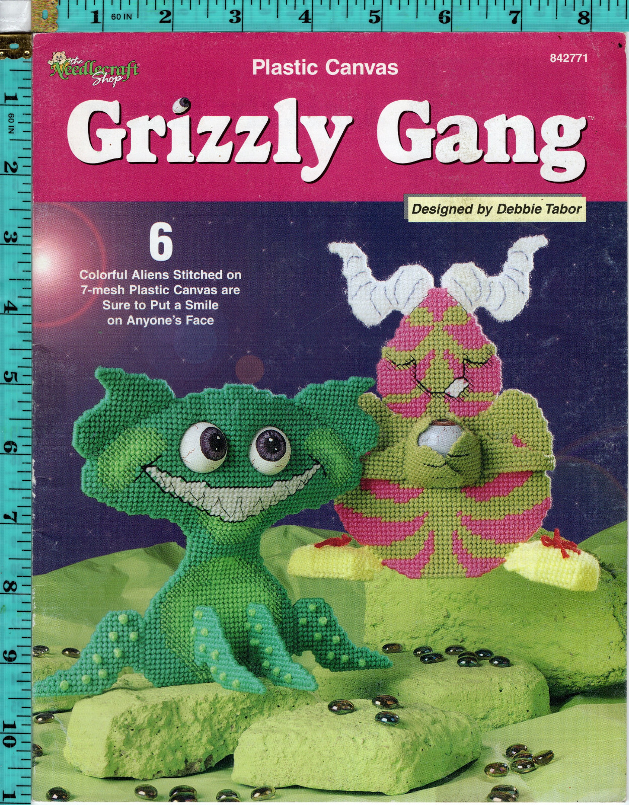 "Plastic Canvas Grizzly Gang" ©2001 The Needlecraft Shop Leaflet 842771 Aliens