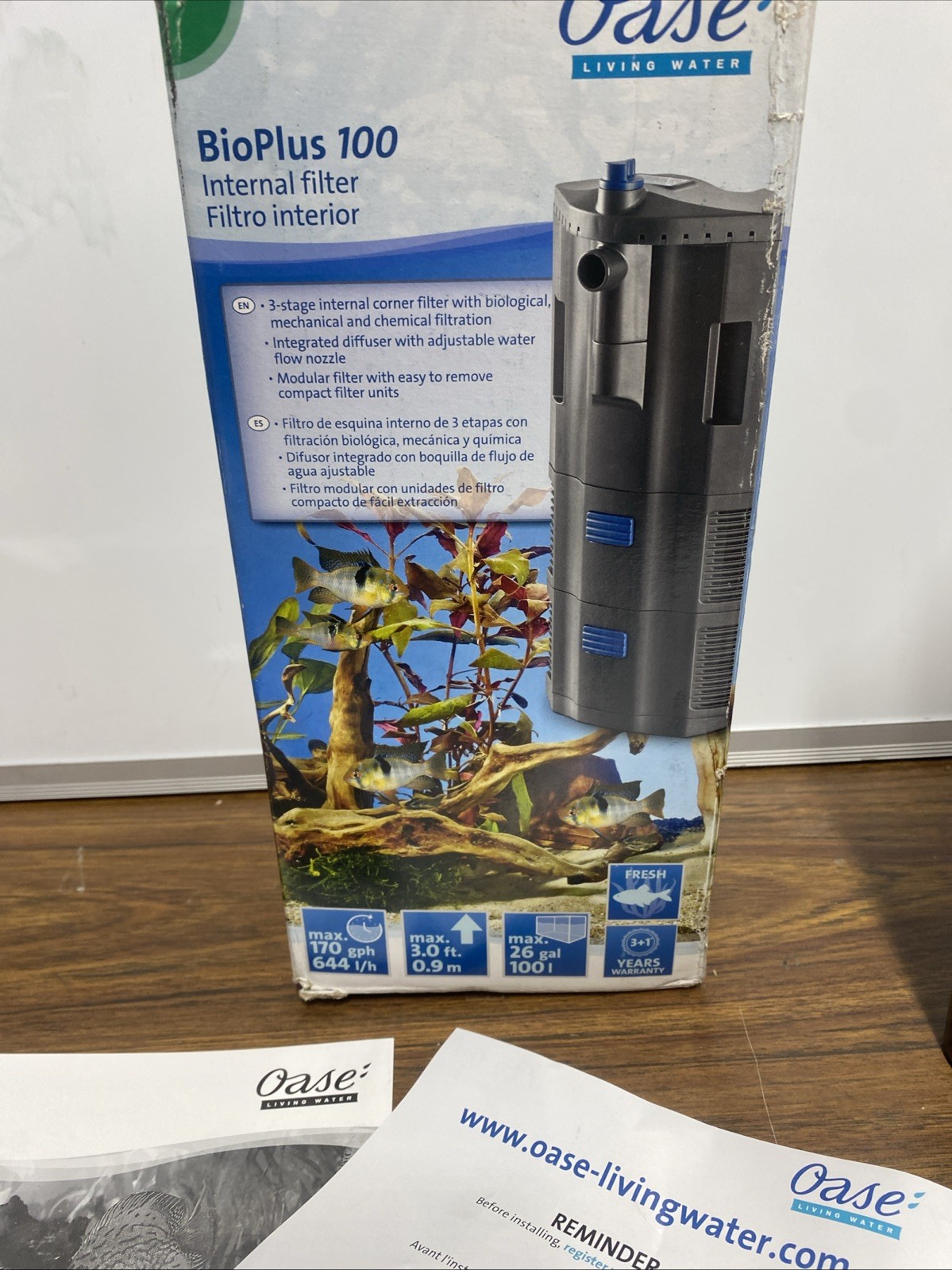 BioPlus 100 Internal Filter - Oase - Open Box