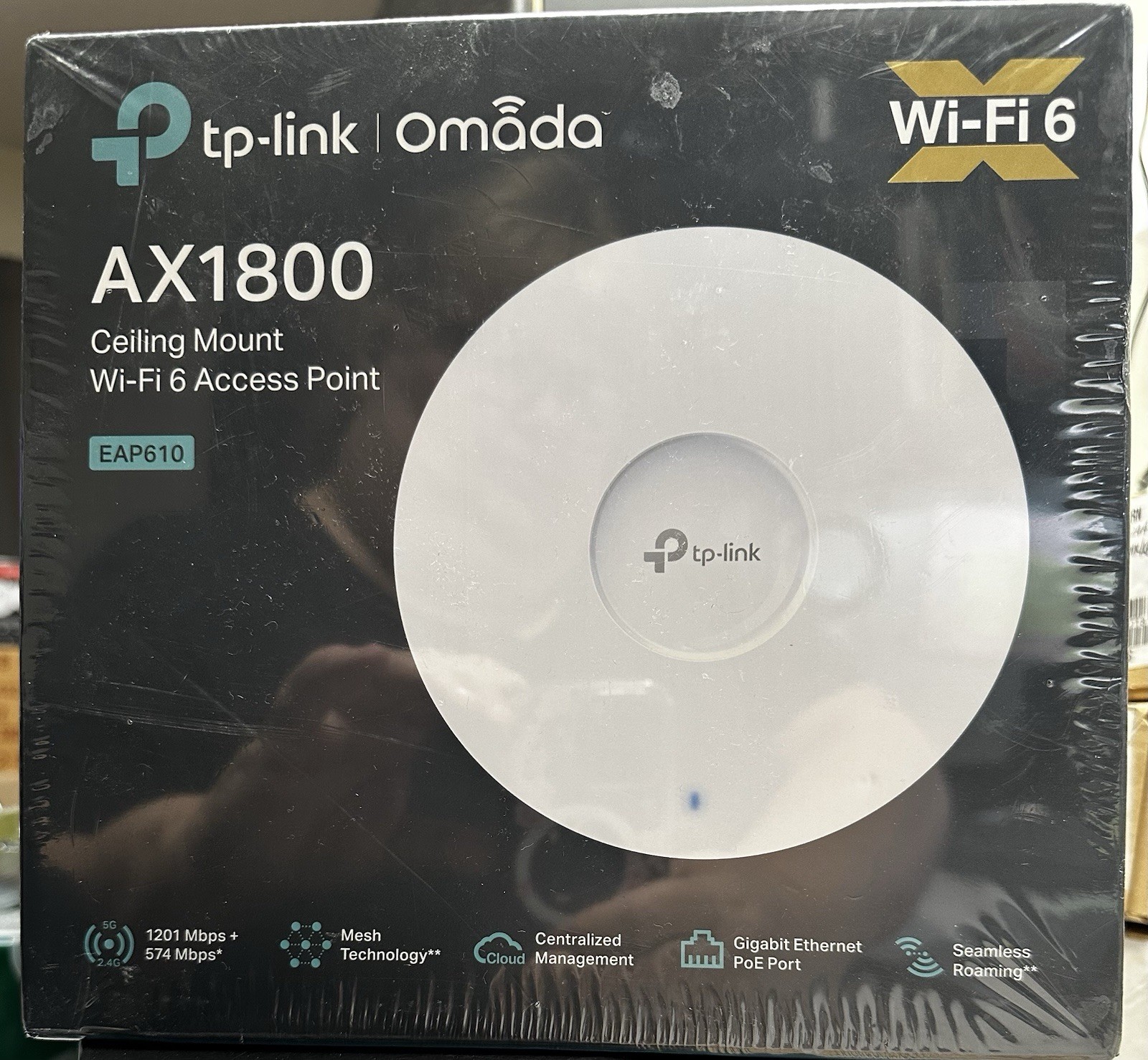 TP-Link EAP610 AX1800 Ceiling Mount Wireless Access Point White New