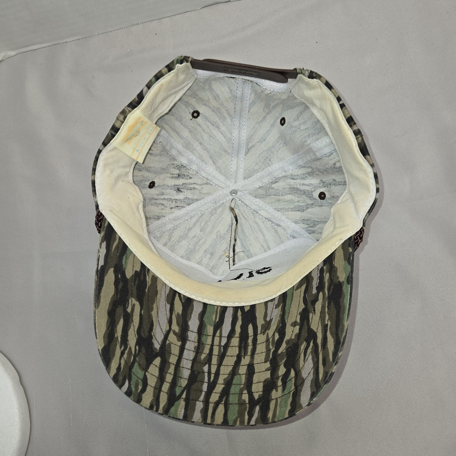 VTG Trebark Camouflage Camo Hat Advertising Hunting Outdoors Snapback Trucker