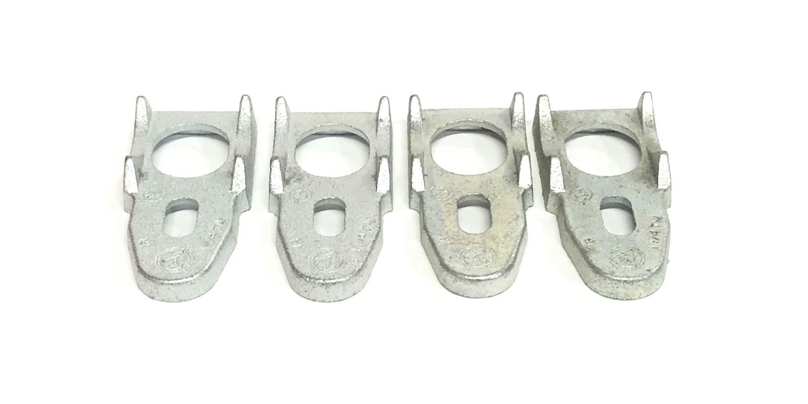 Unbranded 1/4TW Clamp Back 1 Inch R [Lot of 4] NOS