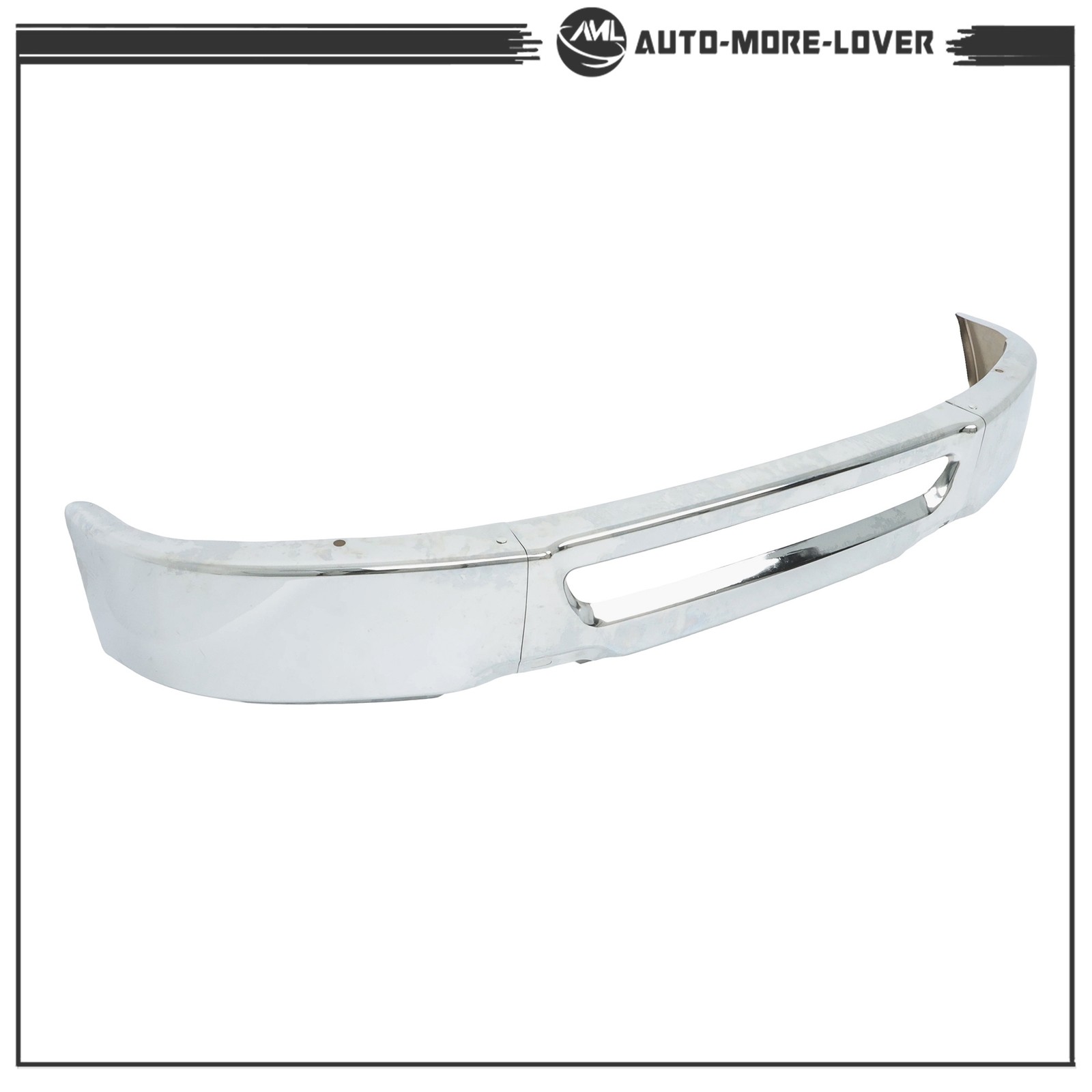 Chrome Split-Type Front Bumper No Fog Light Cutouts For Ford F-150 Mark LT 06-08