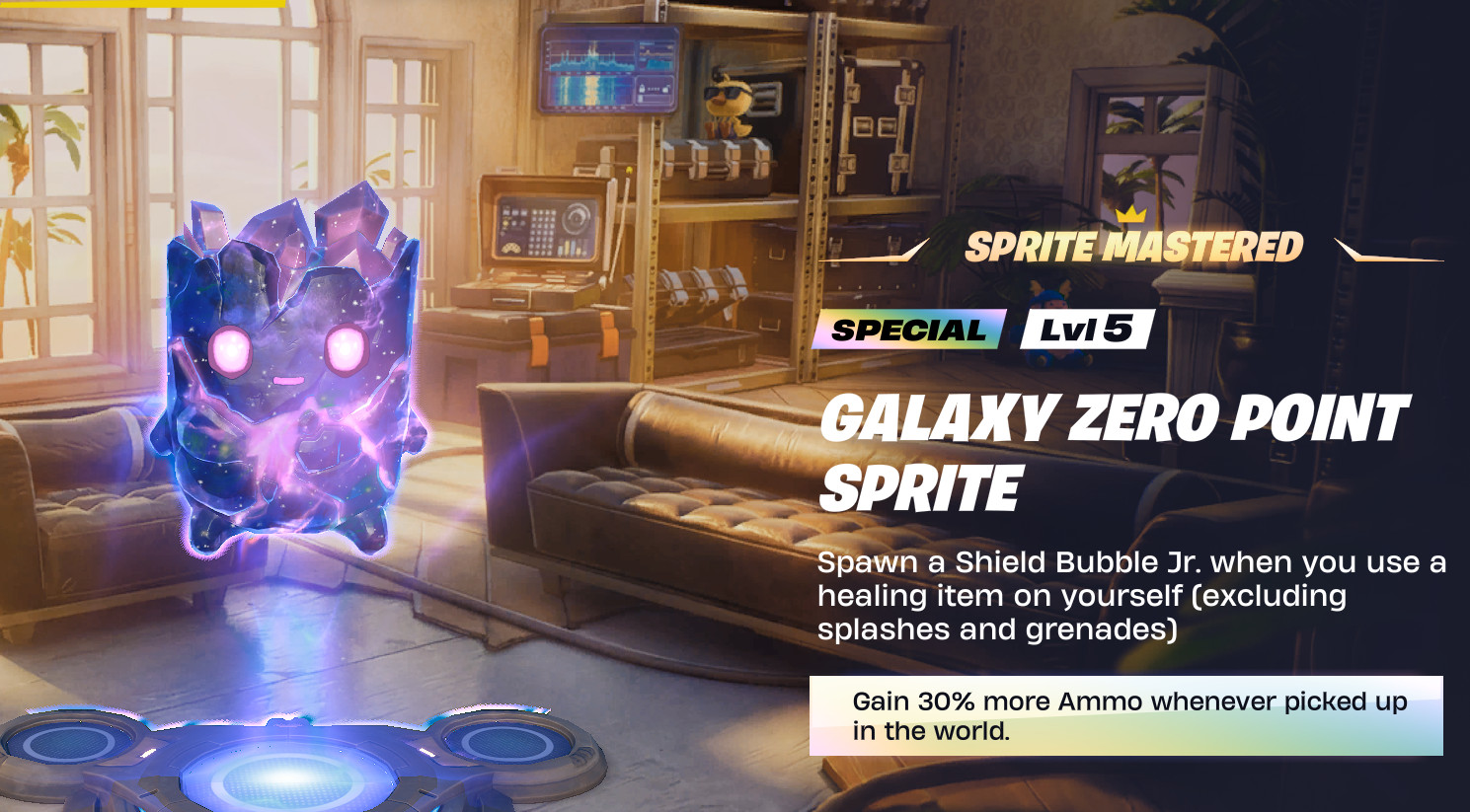 Galaxy Zero Point Sprite I Bot Lobby I Back Bling Ready 0.000016% chance to pull