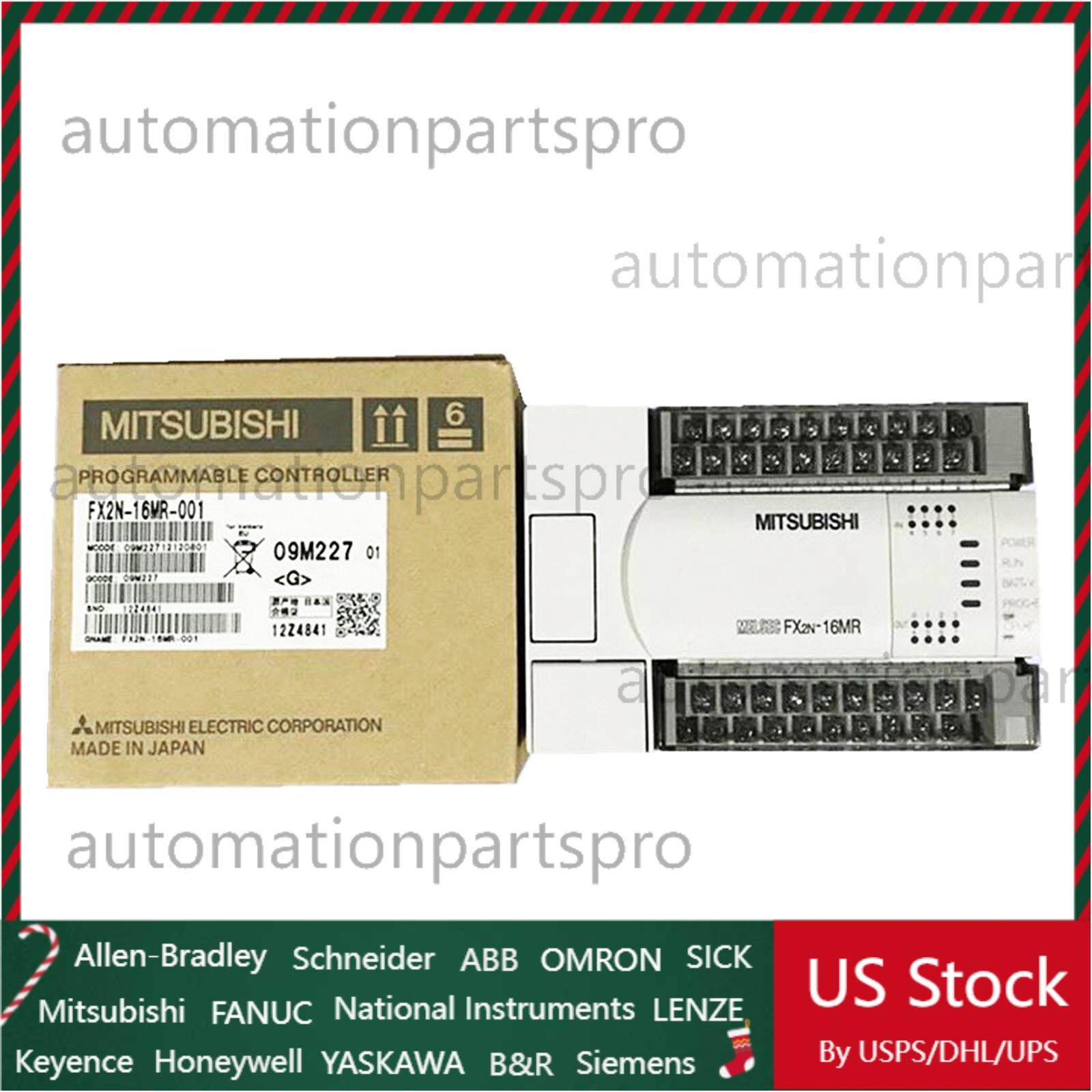 MITSUBISHI FX2N-16MR-001 FX2N16MR001 PLC Programmable Controller US Free TAX