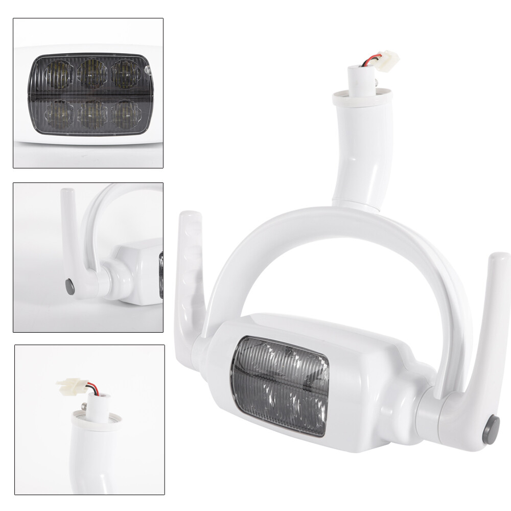 6 LED Dental Oral Light Teeth Operating Ceiling Mount Exam Lamp For Unit Chair