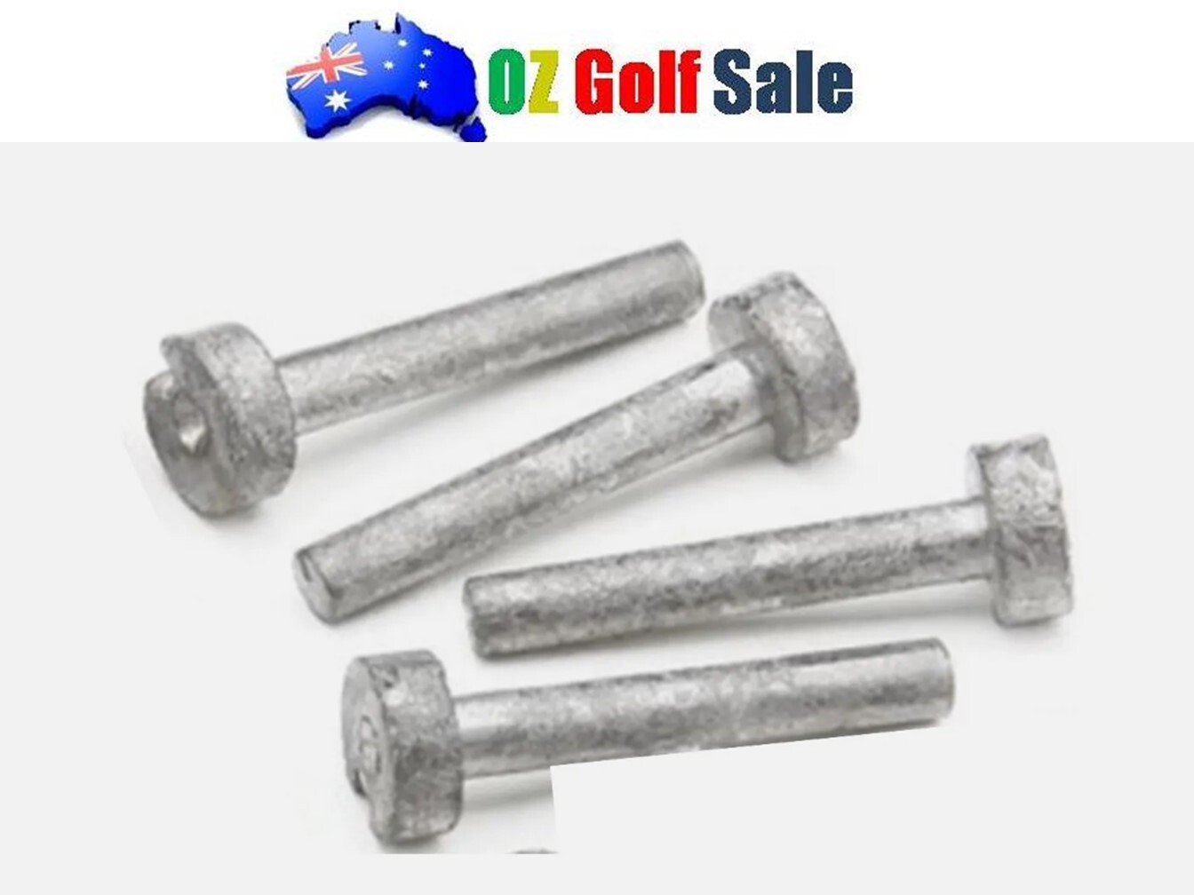 8pcs Lead Plug Tip  Weights for Golf Graphite Wood Iron Shaft - 2g, 4g, 6g, 8g