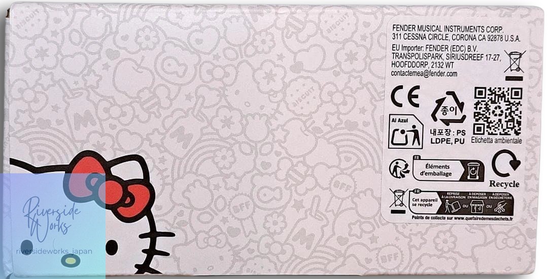 Fender Hello Kitty Black Fuzz Pedal