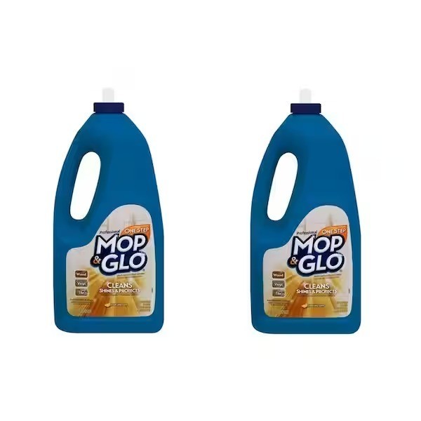 Mop and Glo Professional Multi-Surface Floor Cleaner - 64 oz. 2-Pack NEW