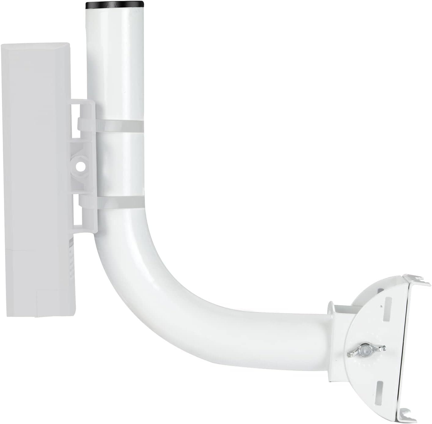 Universal Wireless Bridge Bracket Mount, 2-Pack J Pole Mounts 150° Adjustable
