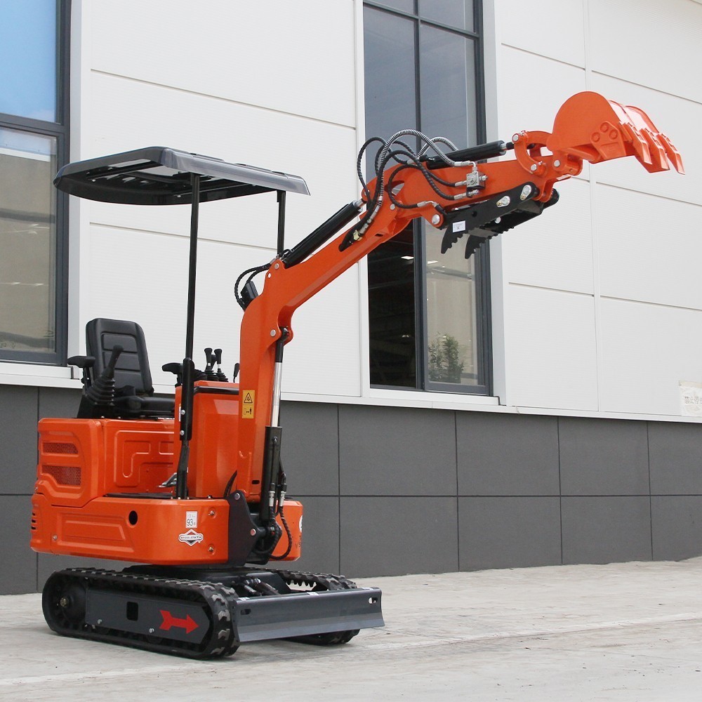 1 Ton Mini Excavator Orange B&S Engine Hydraulic System, USA STOCK, TX