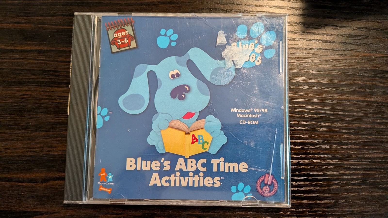 Blue's ABC Time Activities PC CD-ROM Kids Educational Blue's Clues Humongous