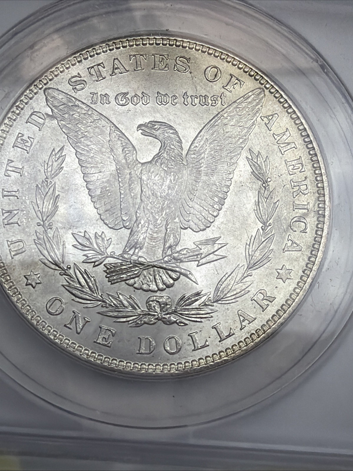1884 Morgan Silver Dollar ANACS MS63 90% Silver