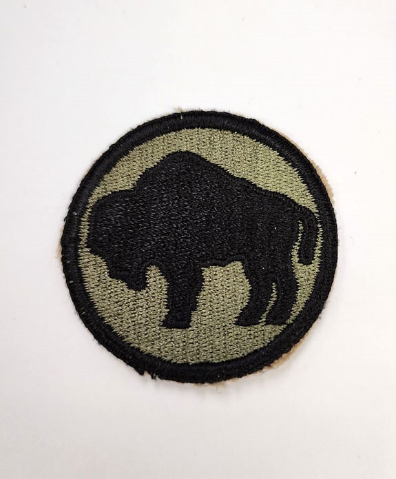 Original WWII US Army 92nd Division Patch No Glow Cut Edge