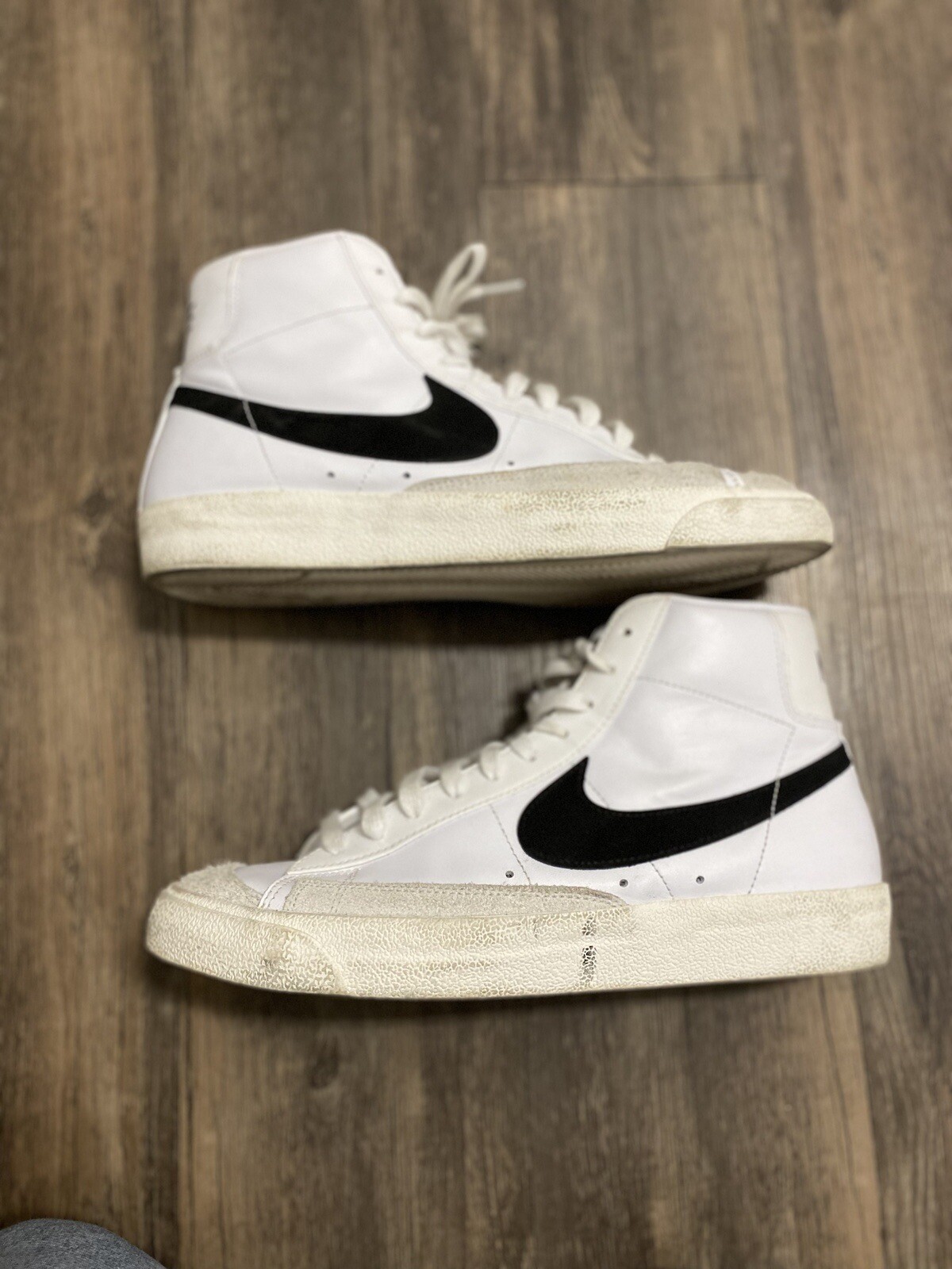 Size 11 - Nike Blazer Mid 77 Vintage White Black 2019