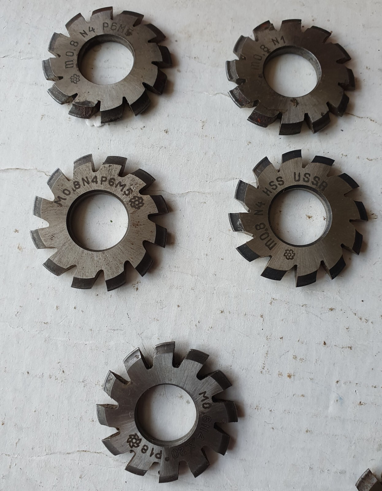 Involute Gears Cutter M 0.8 HSS
