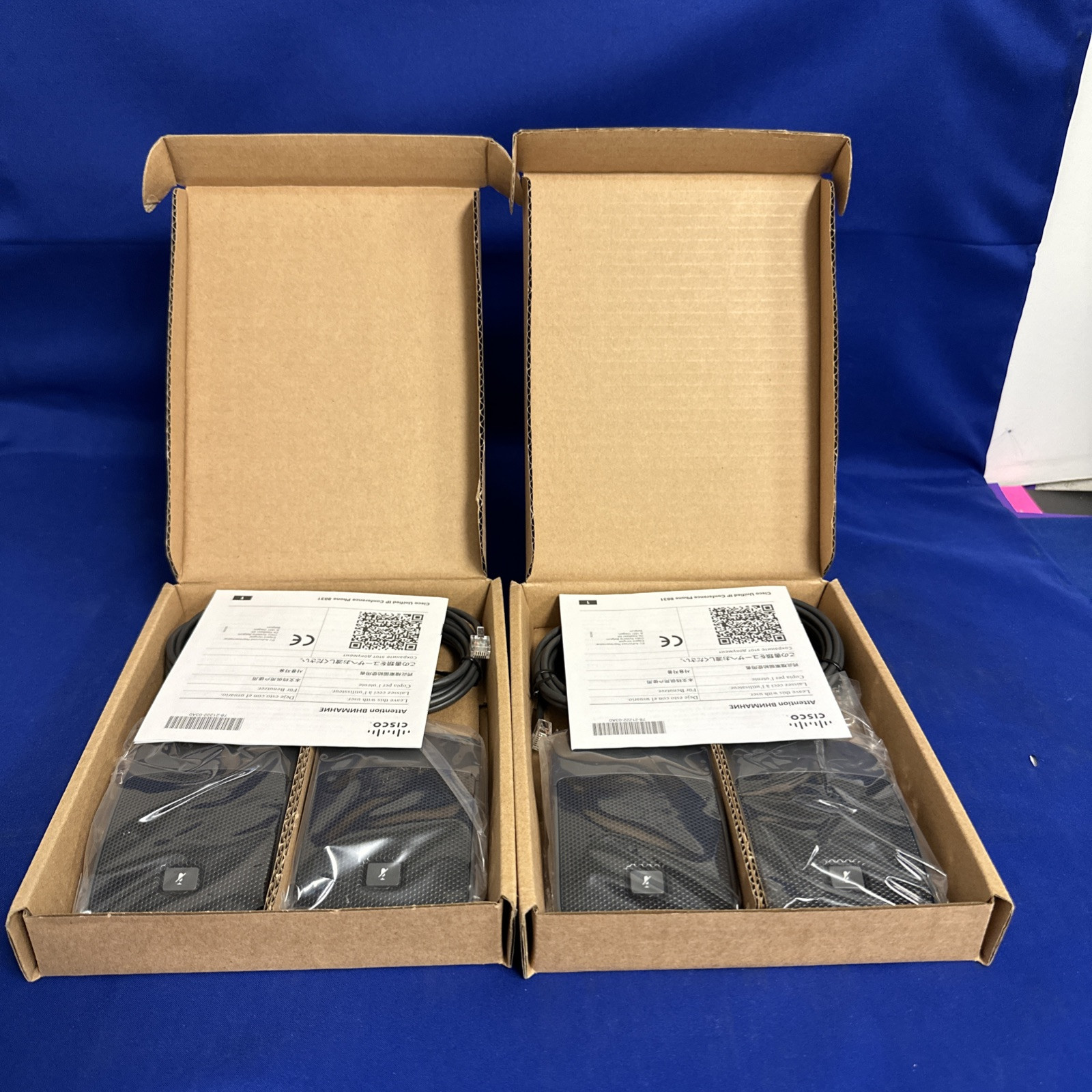 Lot of 2x Genuine Cisco CP-8831-MIC-WRLS Wireless Microphone