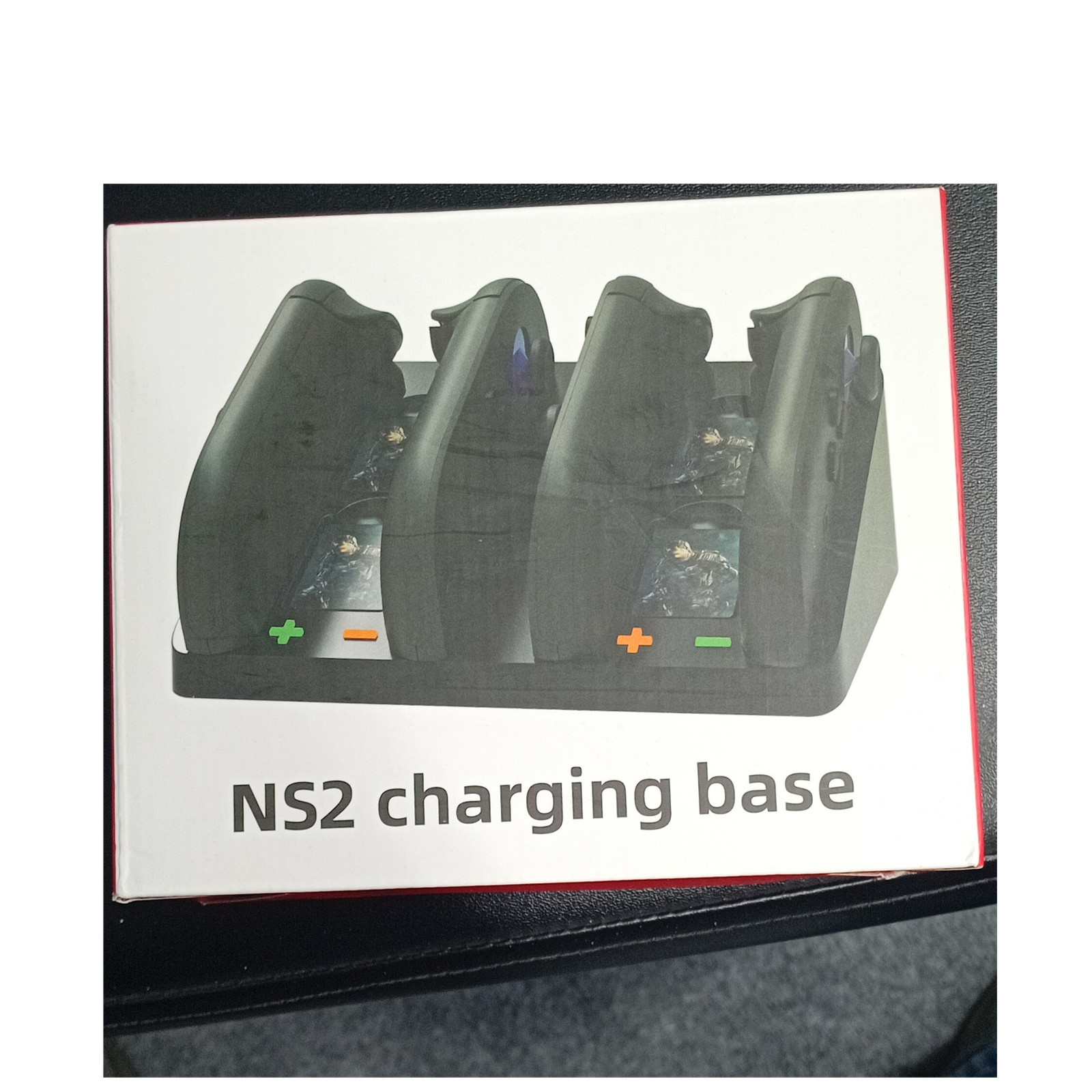 NS2 Charging Dock for Nintendo Switch Controller USB-C Black Stand