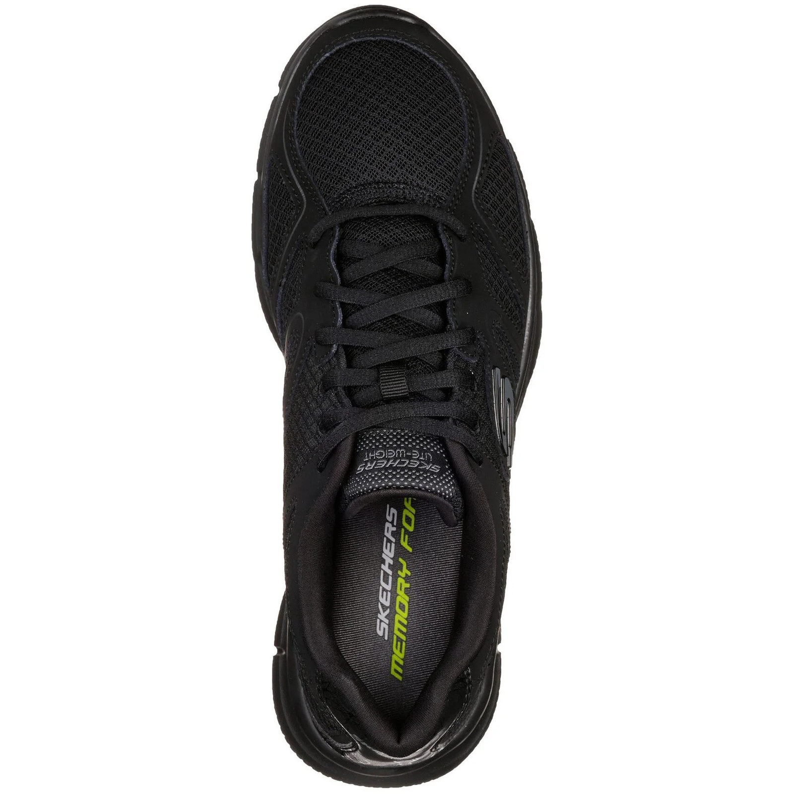 Skechers Satisfaction Flash Point Mens Training Shoes Black Gym Workout Trainers
