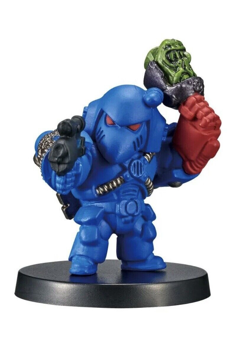 Crimson Fists Space Marine in MKVII Power Armour Chibi Series 2