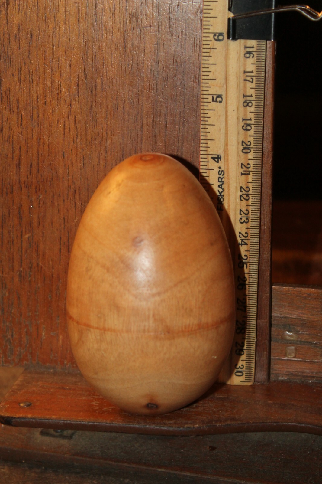 Large Wooden Musical Percussion Shaker Egg Medium 4"