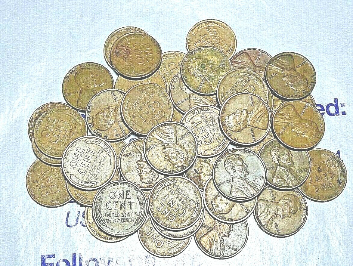 1 (ONE) 1935-P LINCOLN CENT WHEAT PENNY FINE OR BETTER NICE CONDITION BUY IT!