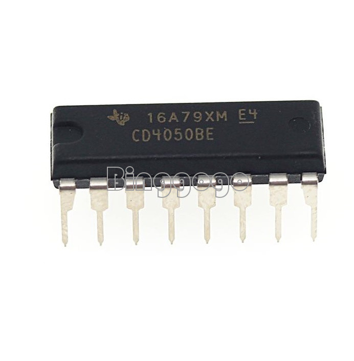 5 PCS CD4050BE CD4050 TI HEX Non-Inverting Buffer/Converter DIP-16 NEW