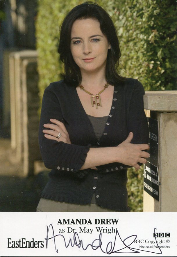 Amanda Drew EastEnders Mrs Dalloway Southcliffe Signed Autograph Photo