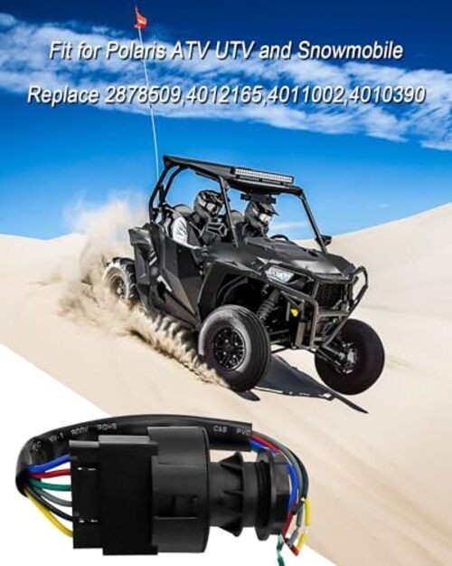 ULZOZN Ignition Key Switch Fit for Polaris