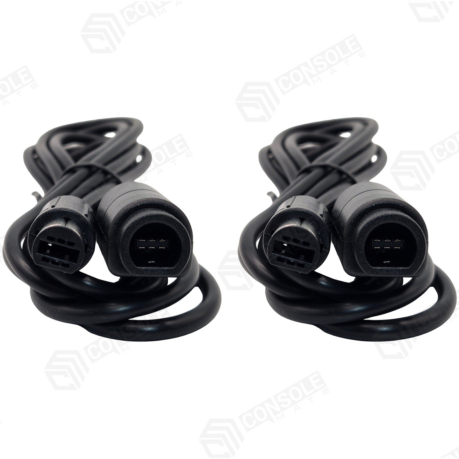 Two GameCube Controller Extension Leads 1.8m for Nintendo | 2-Pack Brand New