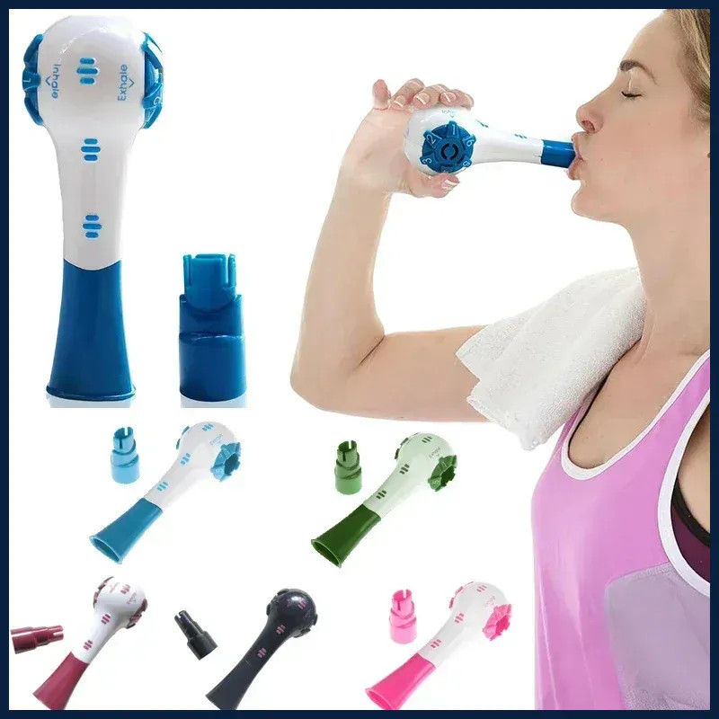 Adjustable Resistance Breathing Trainer Handheld Respiratory Tool